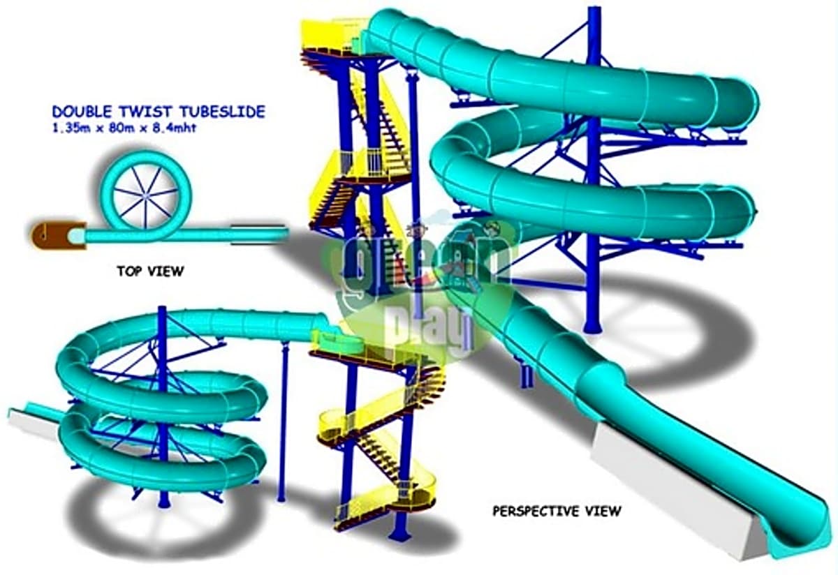 double twist tubeslide